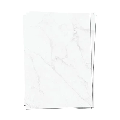 Afbeelding van Presentou 50 vellen briefpapier aan beide zijden bedrukt 120 g motiefpapier voor certificaten, menu&#039;s, liefdesbrieven (gemarmerd, vellen)