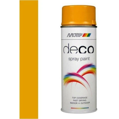 Image de Motip Deco Laque En Spray Brillant 0,4l Jaune Or