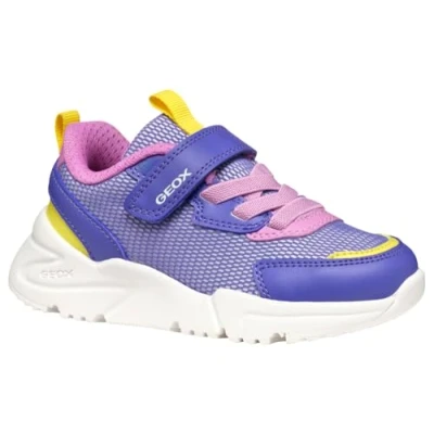 Afbeelding van Geox Fille Loftus Girl A Basket, Violet Fluo Fuchsia, 34 EU