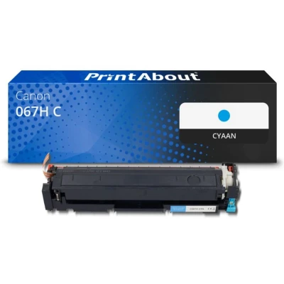 Afbeelding van Huismerk Canon 067H C Toner Cyaan Hoge capaciteit