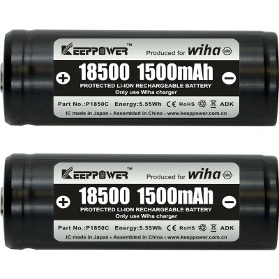 Afbeelding van Wiha Accuset 18500 Li ion 2 st. in box 41914
