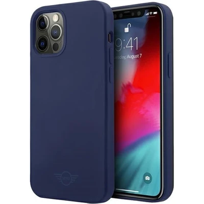 Afbeelding van Mini MIHCP12LSLTNA iPhone 12 Pro Max 6.7 marineblauw/marine hardcase siliconen toon op