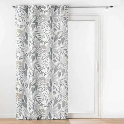 Afbeelding van Douceur d&#039;Intérieur Gordijn, 100% polyester, Tilda wit, 140 x 280cm