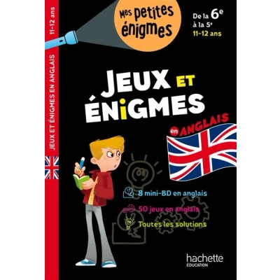 Image de Jeux et énigmes Anglais de la 6e à 5e Cahier vacances 2025