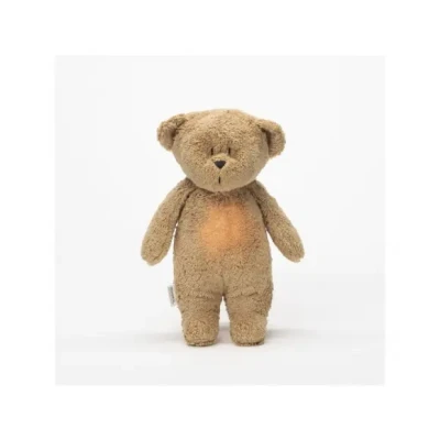 Afbeelding van Moonie 2.0 next gen knuffelbeer met nachtlamp en geluid cappuccino natur 28 cm
