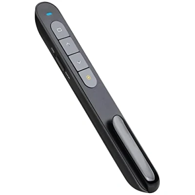 Afbeelding van Powerpoint afstandsbediening computer met hyperlink volume, 2,4 GHz USB draadloze pointer presentatie clicker Zapette voor laptop