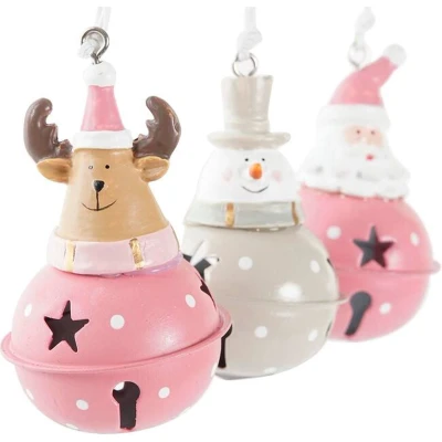 Afbeelding van Kerstversiering DKD Home Decor Metaal Hars (5 x 5 9 cm) (6 Stuks)