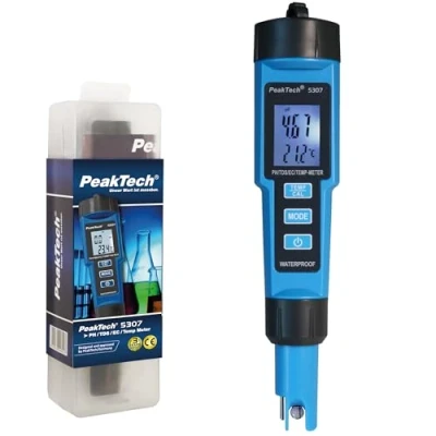 Afbeelding van Peaktech, Detectoren, pH meter, EC / TDS, 0... 14 pH, 50C