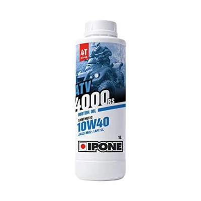 Afbeelding van IPONE Quad 4 takt ATV 4000 RS 10W40 1 Liter Semi synthetisch met Esters Buitengewone slijtvastheid
