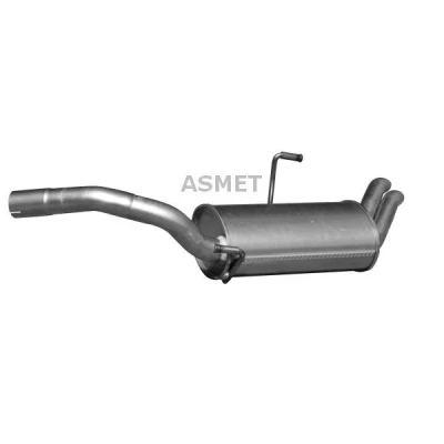 Afbeelding van ASMET 09.101 Einddemper PEUGEOT: Expert I Van, CITROËN: Dispatch FIAT: Scudo Van