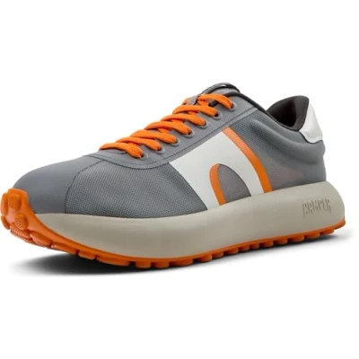 Afbeelding van Camper Athens Sneakers laag, Heren, Maat: 39, Mittelgrau Textiel