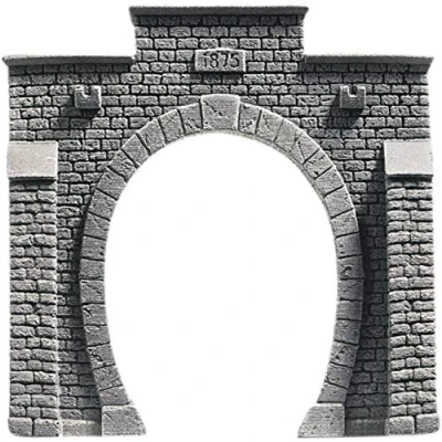 Image de Noch 34851 modélisme ferroviaire entrée de tunnel, 1 voie 7,9 x 7,6 cm