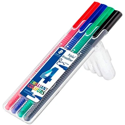 Afbeelding van triplus broadliner 0.8mm kleurstift 4 stuks