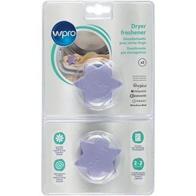 Afbeelding van Wpro Deostar wasgoedverfrisser voor droogkast lavendegeur pack van 2 stuks 484000008549