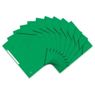 Afbeelding van Elastomap Oxford Top File+ A4 3 kleppen 390gr groen