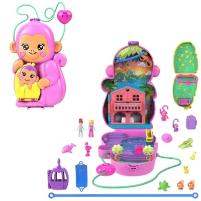 Image de Maman singe et son bébé coffret 2mini figurines HWP04