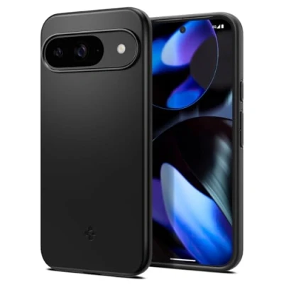 Afbeelding van Spigen Thin Fit Hoesje Geschikt voor Google Pixel 9 / Pro Back Cover Zwart