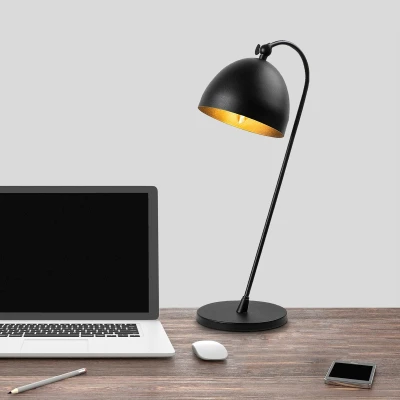 Afbeelding van Fulgor Tafellamp Metalen Lamp Zwart Goud