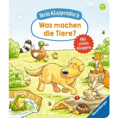 Afbeelding van Mein Klappenbuch: Was machen die Tiere?