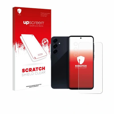 Afbeelding van upscreen Screenprotector voor Samsung Galaxy A55 5G Enterprise Edition (Voor+Camera) Folie Beschermfolie transparant