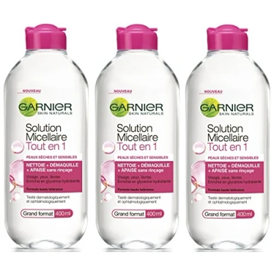 Afbeelding van GARNIER Skin actieve micellaire oplossing Alles in ��n droge en gevoelige huid 400 ml