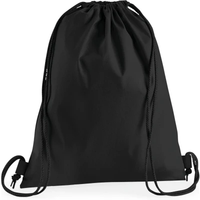 Afbeelding van Westford Mill Premium Cotton Gymsac WM210 Black
