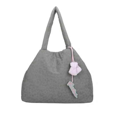 Afbeelding van Fritzi aus Preußen Schoudertas Easy Happy Twist Balloon Shopper Olive Olijfgroen