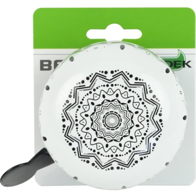 Afbeelding van Fietsbel Ding Dong Widek Mandala ø80mm zebra black