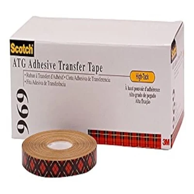 Afbeelding van 3M 969 ATG plakband, 6 mm x 16,5 m, transparant, 72 stuks