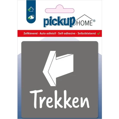 Afbeelding van Pickup Route Acryl Trekken Grijs 9 x cm