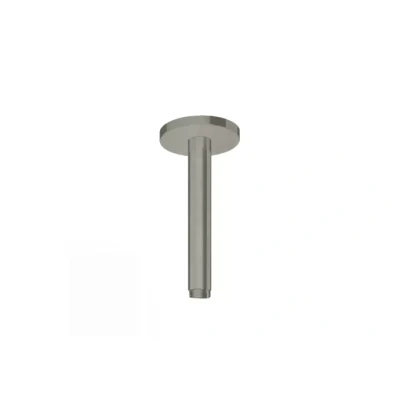Afbeelding van HotBath Cobber plafondbuis rond 15cm Geborsteld nikkel