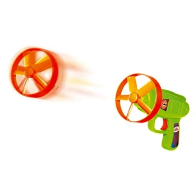 Afbeelding van Paul Günther 1685 Turboblaster propellerset, vliegspeelset voor kinderen vanaf 5 jaar, met startpistool en 6 rotoren, ideaal spel volwassenen