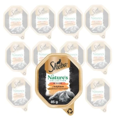 Afbeelding van 22x 85g Megapack Sheba kom fricassée met kalkoen &amp; groenten nat kattenvoer