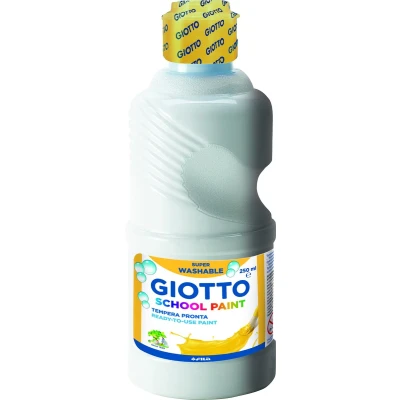 Afbeelding van Giotto Plakkaatverf School Paint Junior 250 Ml Wit