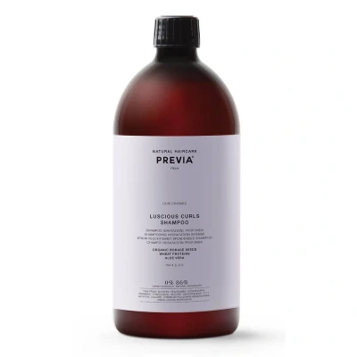 Afbeelding van Previa Natural Haircare Curlfriends Luscious Curls Shampoo 1000ml Voor Krullend Haar