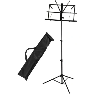 Image de CASCHA Pupitre avec sac de transport, pliable, réglable en hauteur, pour musiciens, enfants et adultes, support partitions livres