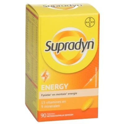 Afbeelding van Supradyn Energy Comp 90 Nf Verv.3150273