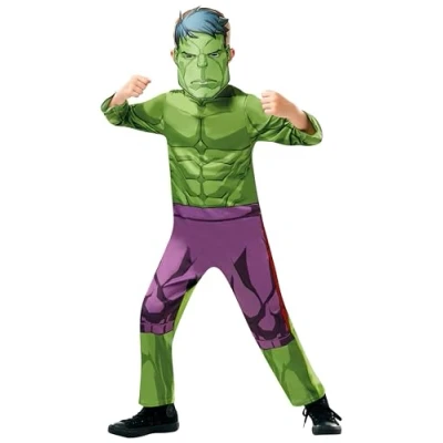Afbeelding van Klassiek Hulk™ animatieserie kostuum voor jongens Verkleedkleding Carnavalskleding