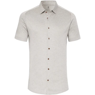 Afbeelding van Desoto Short Sleeve Overhemd, Heren, Maat: 3XL, Beige