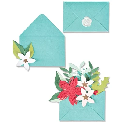 Afbeelding van Sizzix Thinlits Die Set 13PK Festive Envelope 665946 Lisa Jones (08 22)