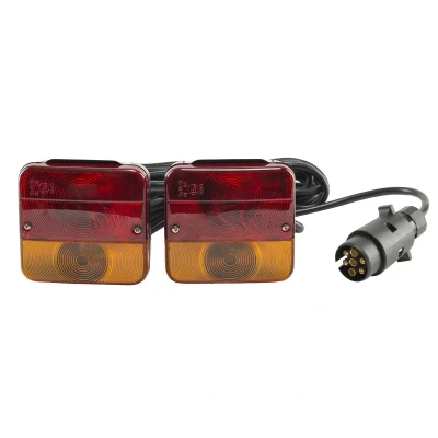 Afbeelding van XL 553910 Achterlicht set 7 caravans Met gloeilampen, bevestigingsmatriaal