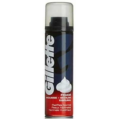 Afbeelding van Gillette Scheerschuim normale huid 6 x 200ml voordeelverpakking