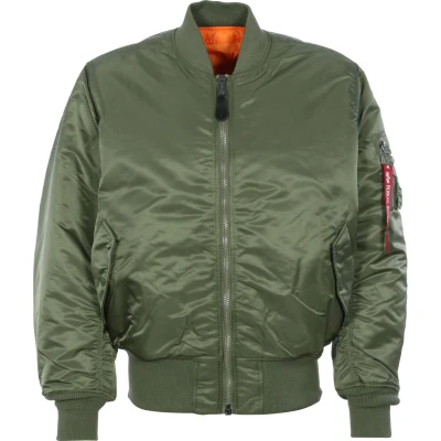 Image de Alpha Industries Blouson Bomber MA 1 vert sauge 2XL