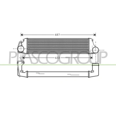 Afbeelding van PRASCO BM018N001 Intercooler BMW: 3 Saloon