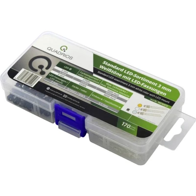 Afbeelding van Quadrios LED assortiment Warm wit, Koud wit 20 mA 3.0 V