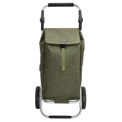 Afbeelding van Beagles Alberic Strollex Boodschappentrolley olijfgroen Trolley