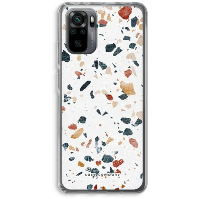 Afbeelding van Case Company® hoesje geschikt voor Xiaomi Redmi Note 10 Pro Terrazzo N4 Soft Cover Telefoonhoesje Bescherming aan alle Kanten en Schermrand