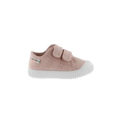 Afbeelding van VICTORIA 136606 KIDS BASKET BASSE 1915 canvas &amp; SCRATCHS lage sneakers, uniseks, kinderen, Huid