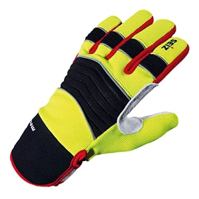 Image de Seiz Mechanic Gants universels pour intervenants d&#039;urgence Jaune/Noir/Rouge/gris 800185, 7, Gelb/Schwarz/Rot/Grau, 1