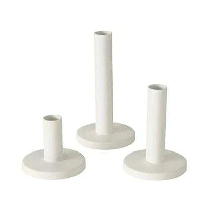 Afbeelding van Kandelaar wit . Kaarsenhouder set van 3 stuks Boltze